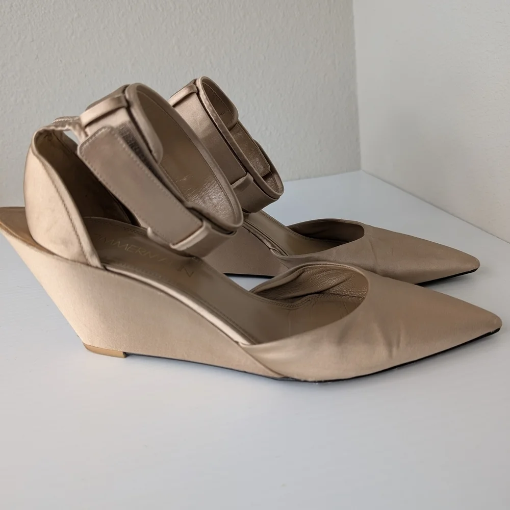 Zimmermann Tan Wedge Pumps Women's 38 (US8) Heels Shoes